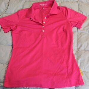 Women's Pink Golf Shirt